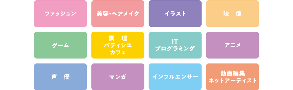 その他にも選べる12種類